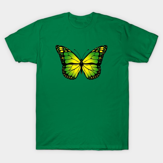 Green butterfly T-Shirt by Gaspar Avila